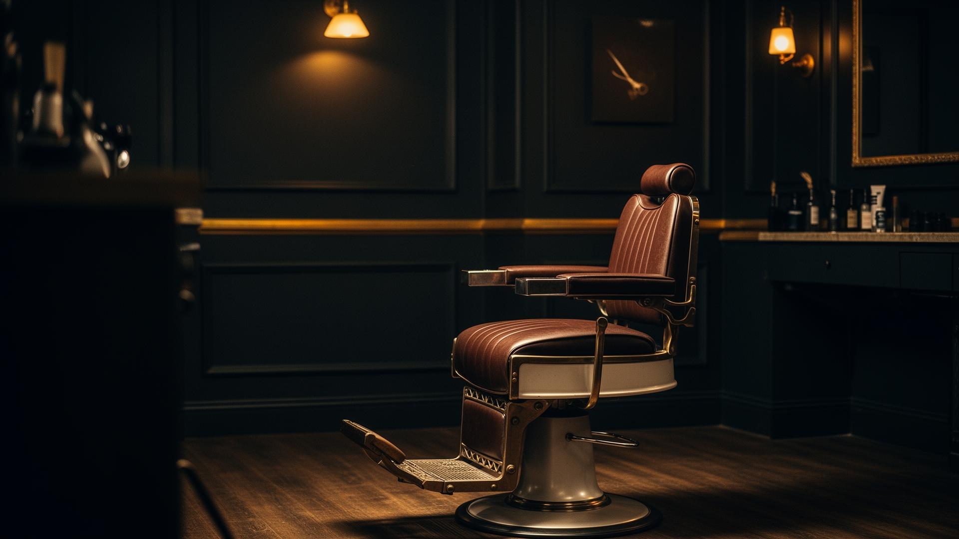 Interior of Ideal Cutz Barbershop in West Palm Beach